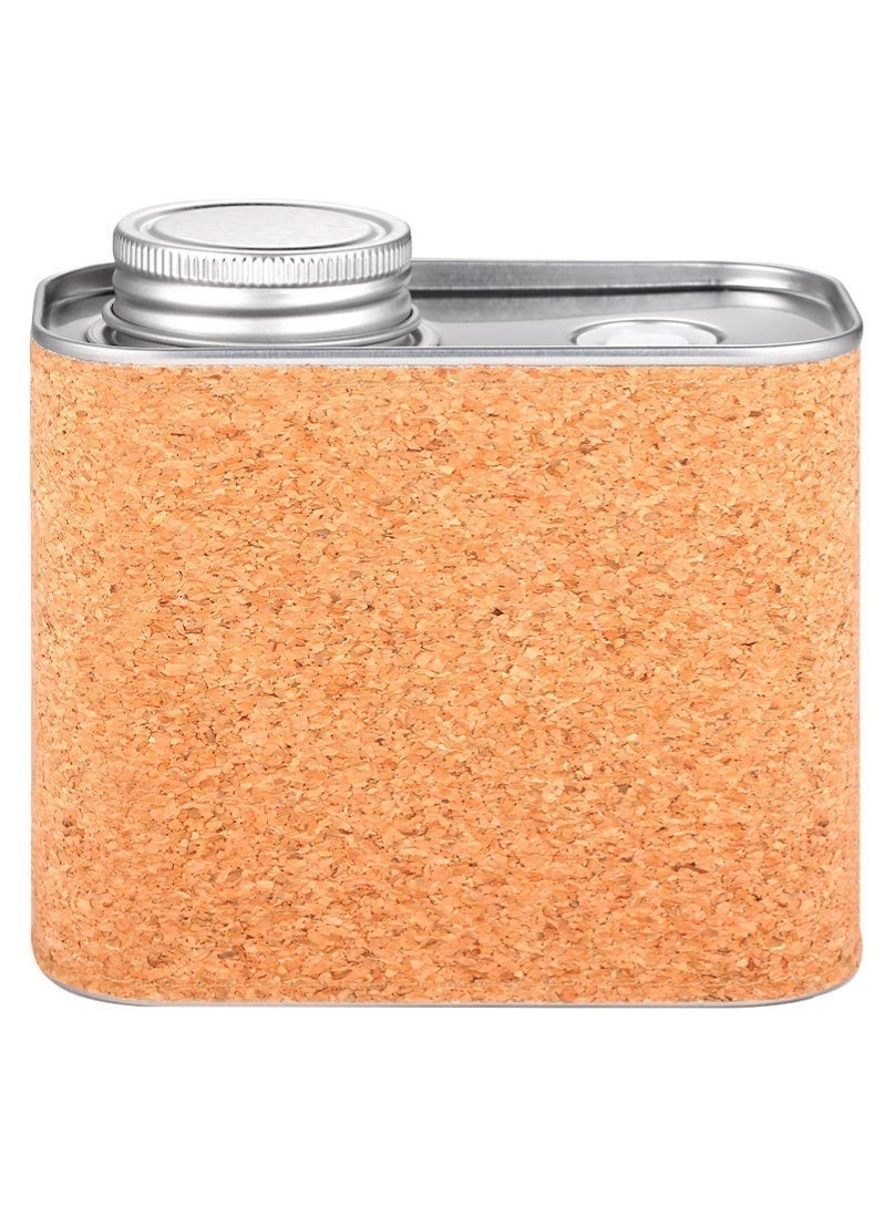 مجموعة أدوات تحضير القهوة V60 للسفر والتخييم (7 قطع)، مع حقيبة محمولة من الفلين وعلبة تخزين حبوب القهوة. - Image 5